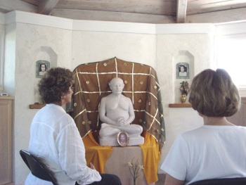 ananda village lahiri realization statues masters came self expanding retreat light mandir california